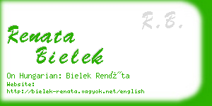 renata bielek business card